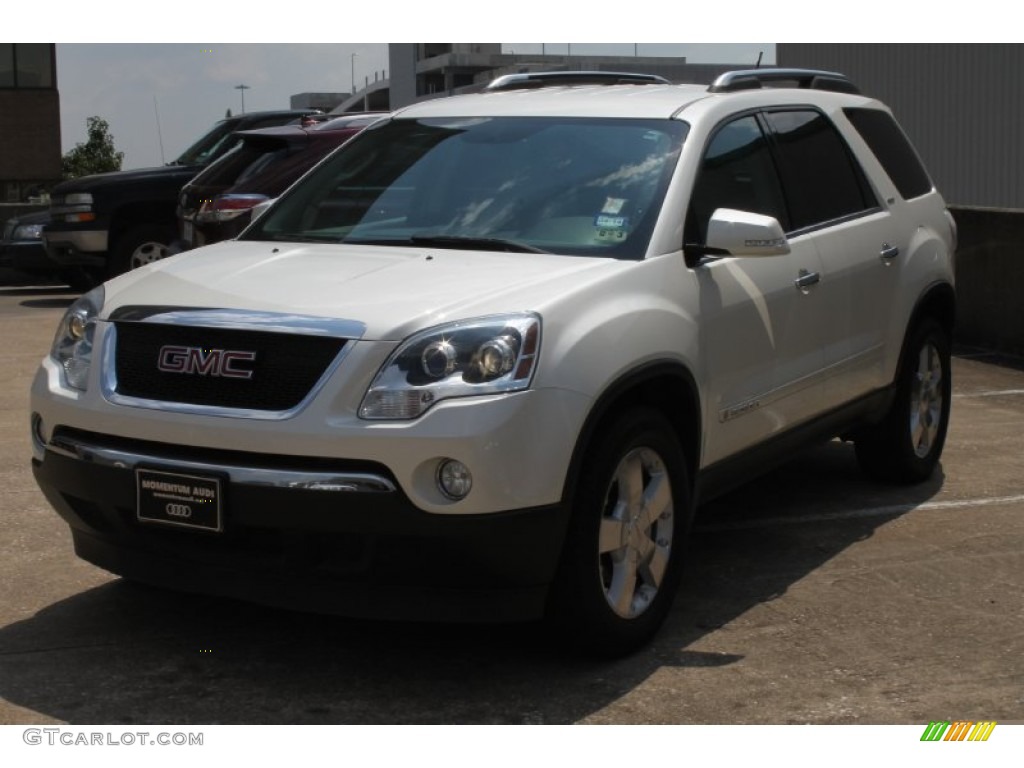 2007 Acadia SLT - Summit White / Titanium photo #3