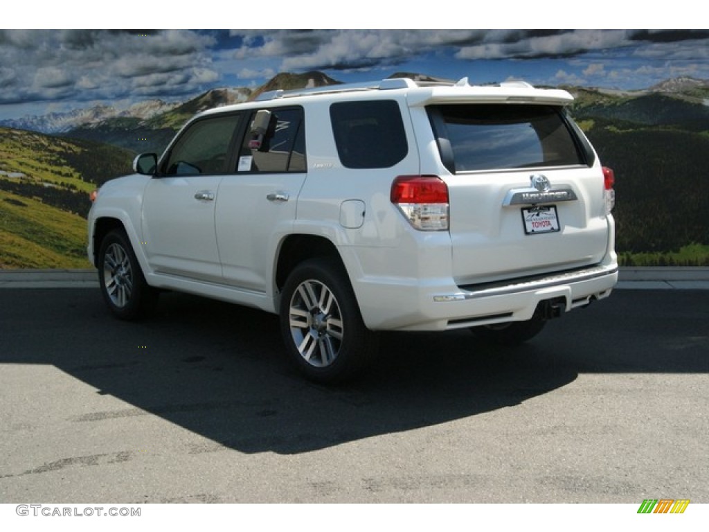 2013 4Runner Limited 4x4 - Blizzard White Pearl / Sand Beige Leather photo #2