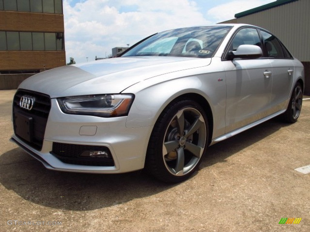 2014 A4 2.0T quattro Sedan - Ice Silver Metallic / Black photo #5