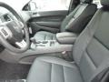 2013 Dodge Durango Black Interior Front Seat Photo
