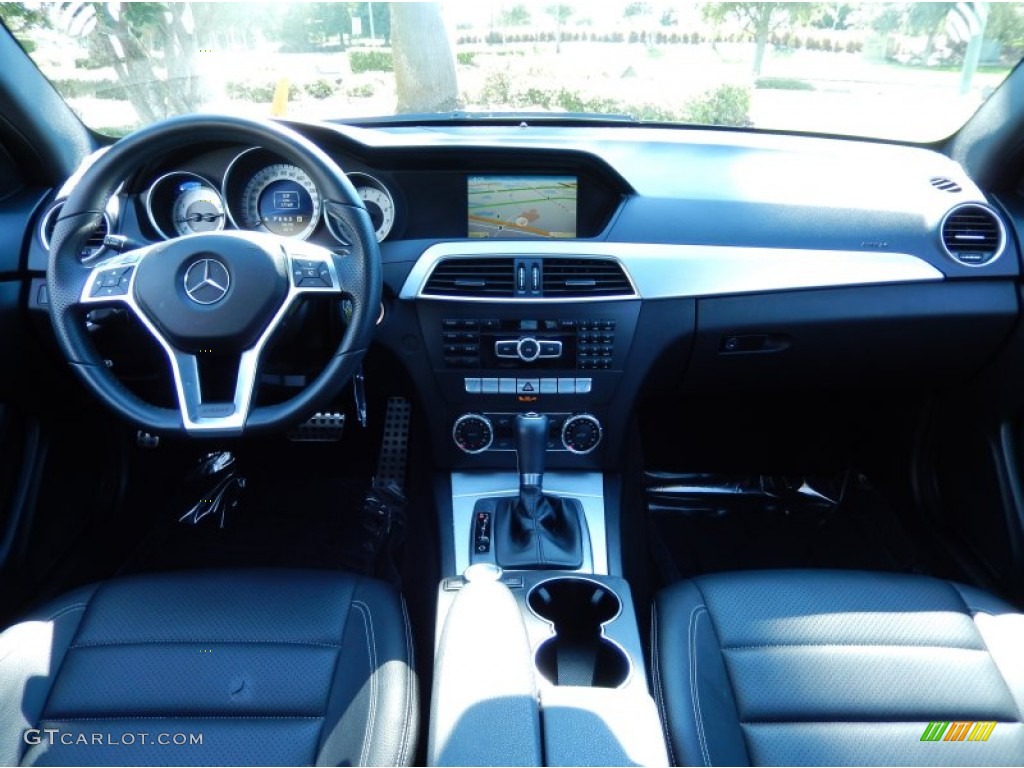 2012 Mercedes-Benz C 250 Coupe Black Dashboard Photo #85113092