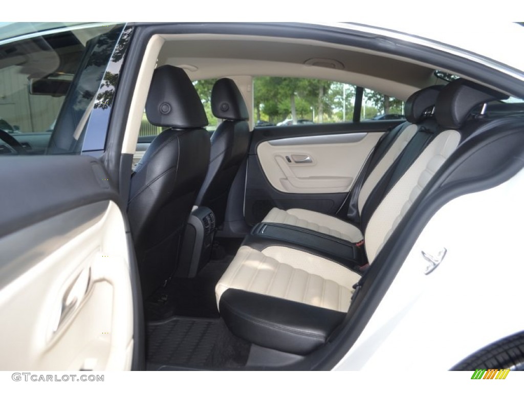 Cornsilk Beige/Black Interior 2011 Volkswagen CC Sport Photo #85113953