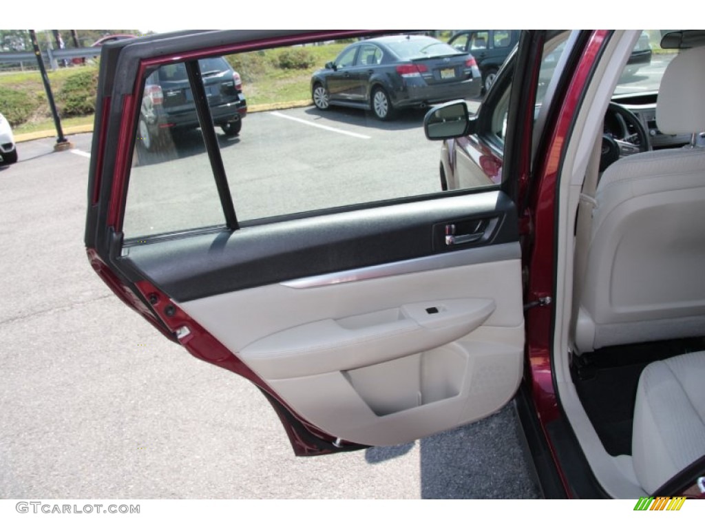 2011 Outback 2.5i Wagon - Ruby Red Pearl / Warm Ivory photo #20