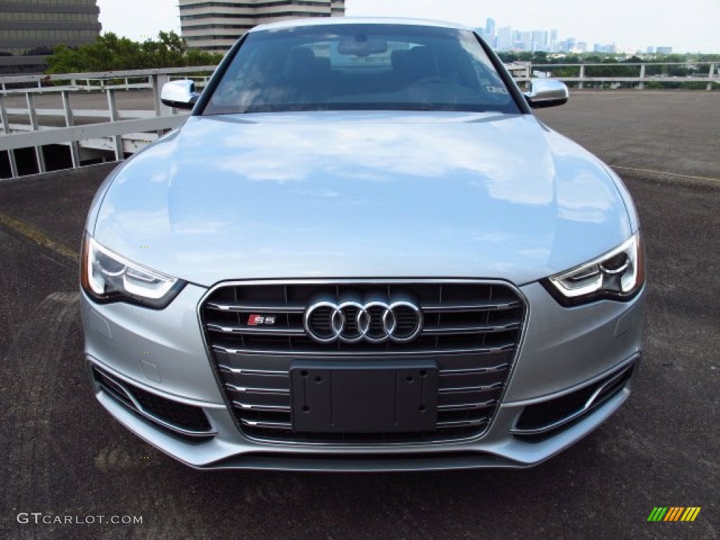 2014 S5 3.0T Premium Plus quattro Coupe - Ice Silver Metallic / Black photo #6