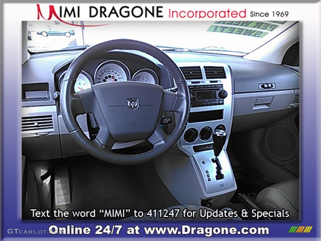 2007 Caliber R/T AWD - Marine Blue Pearl / Pastel Pebble Beige photo #17