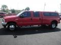 2004 Red Ford F350 Super Duty Lariat Crew Cab 4x4 Dually  photo #4