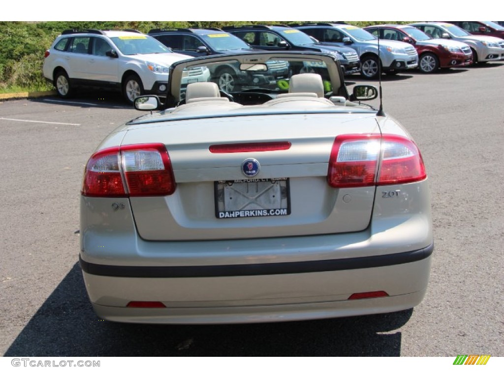 2006 9-3 2.0T Convertible - Parchment Silver Metallic / Parchment photo #8
