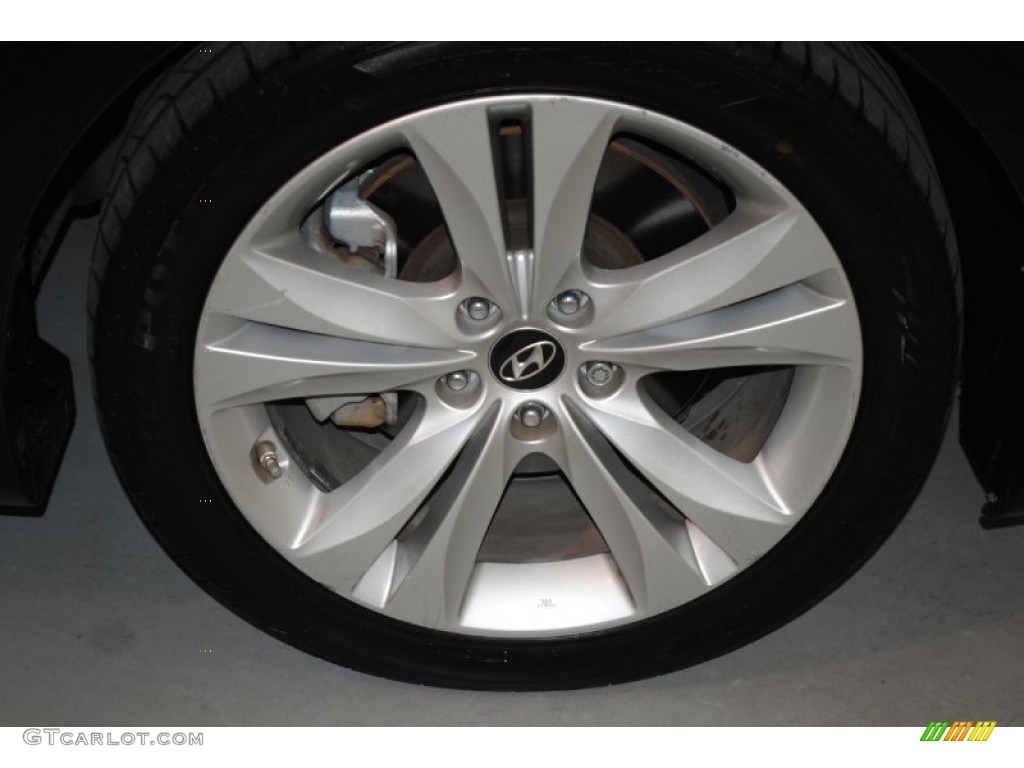 2010 Genesis Coupe 2.0T Premium - Bathurst Black / Black photo #8
