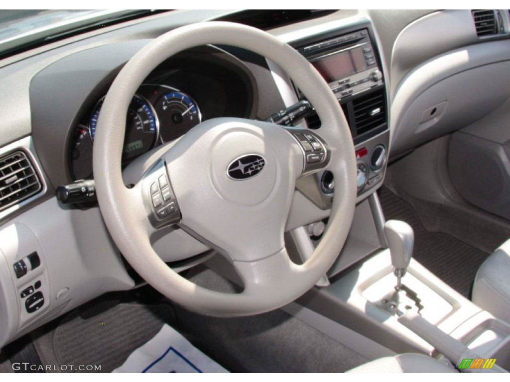 2010 Subaru Forester 2.5 X Premium Platinum Steering Wheel Photo #85115723