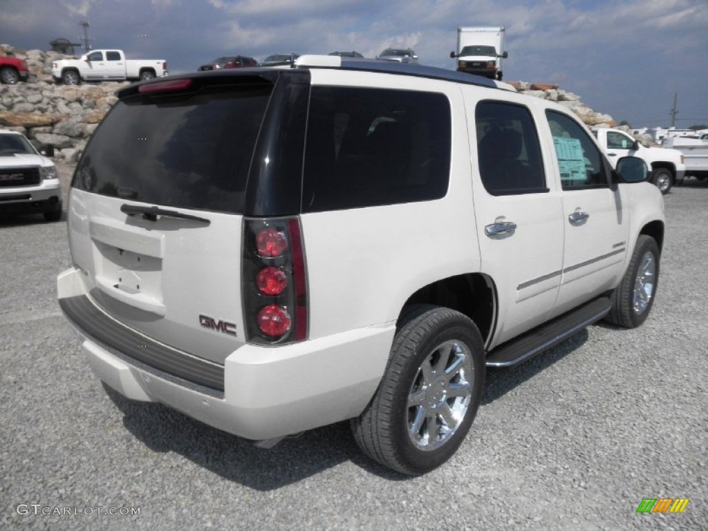 2014 Yukon Denali AWD - White Diamond Tricoat / Cocoa/Light Cashmere photo #35