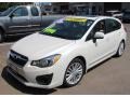 Satin White Pearl 2012 Subaru Impreza 2.0i Premium 5 Door Exterior