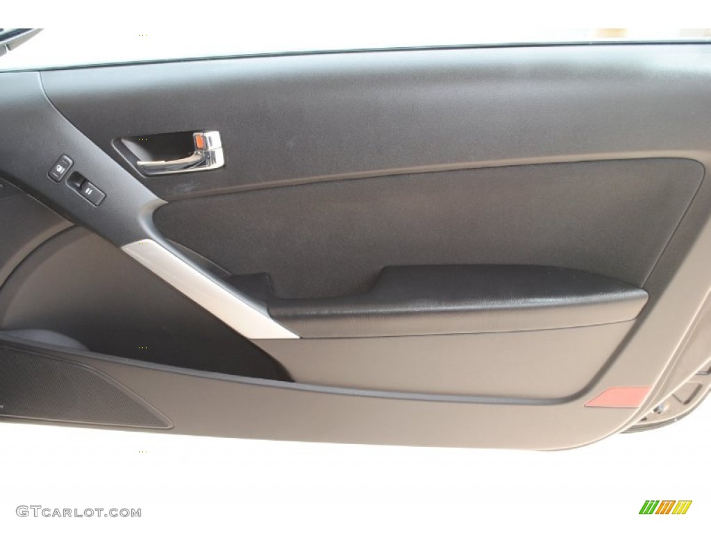 2010 Genesis Coupe 2.0T Premium - Bathurst Black / Black photo #41
