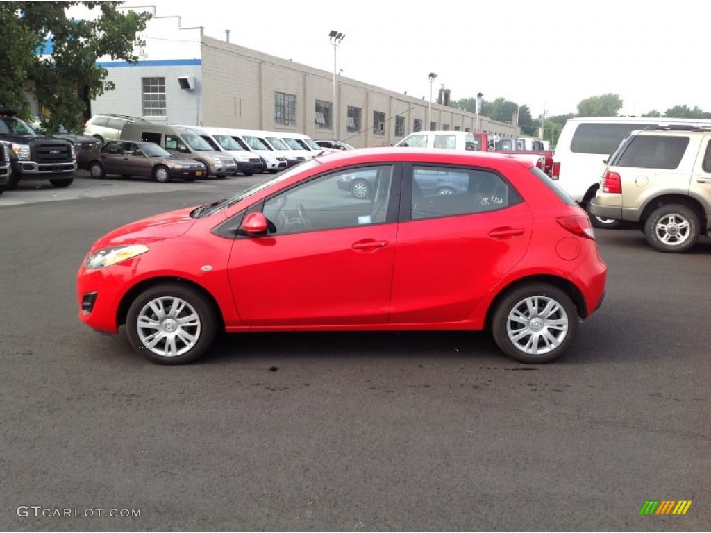 True Red 2013 Mazda MAZDA2 Sport Exterior Photo #85116336