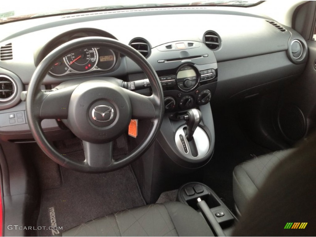 2013 Mazda MAZDA2 Sport Black Dashboard Photo #85116470