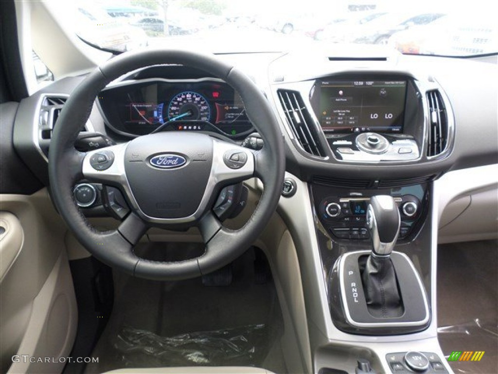 2013 Ford C-Max Energi Medium Light Stone Dashboard Photo #85121327