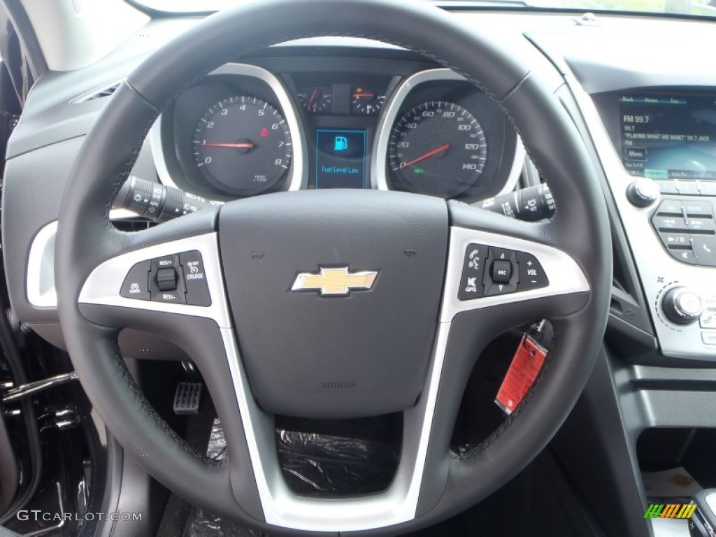 2014 Chevrolet Equinox LT Jet Black Steering Wheel Photo #85122692