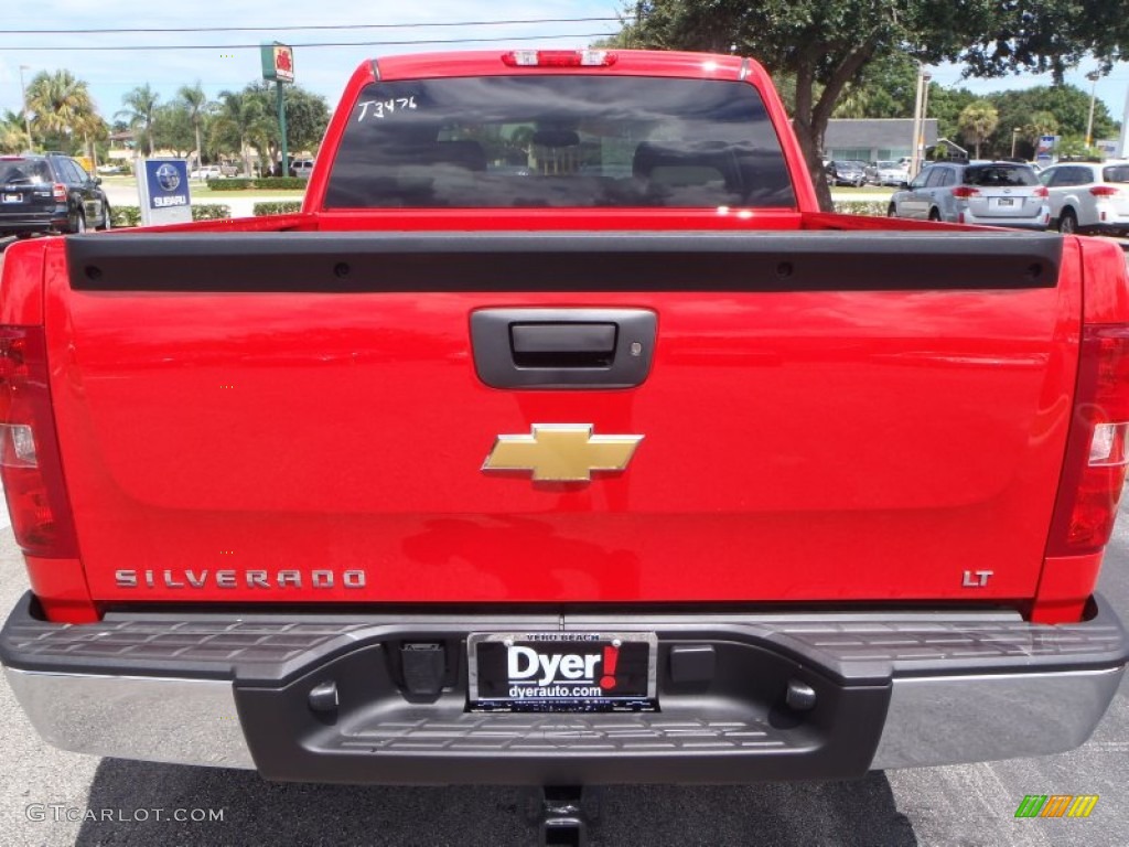 2013 Silverado 1500 LT Crew Cab 4x4 - Victory Red / Light Titanium/Dark Titanium photo #5