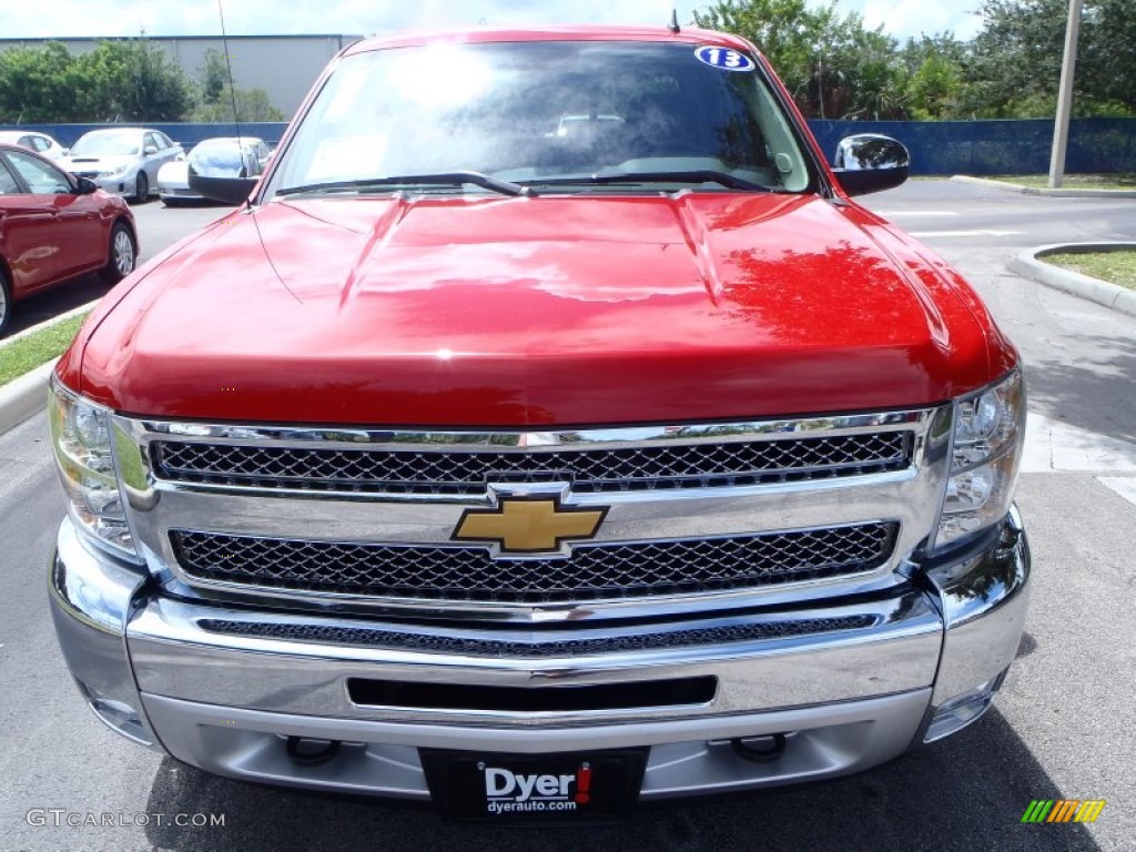 2013 Silverado 1500 LT Crew Cab 4x4 - Victory Red / Ebony photo #2