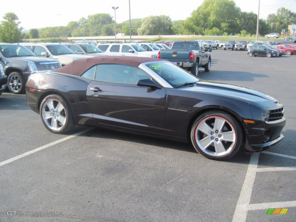 Neiman Marcus Deep Bordeaux Metallic 2011 Chevrolet Camaro Neiman Marcus Edition SS/RS Convertible Exterior Photo #85125482
