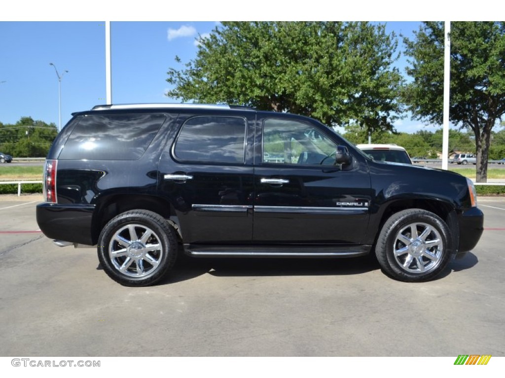 Onyx Black 2008 GMC Yukon Denali AWD Exterior Photo #85125512