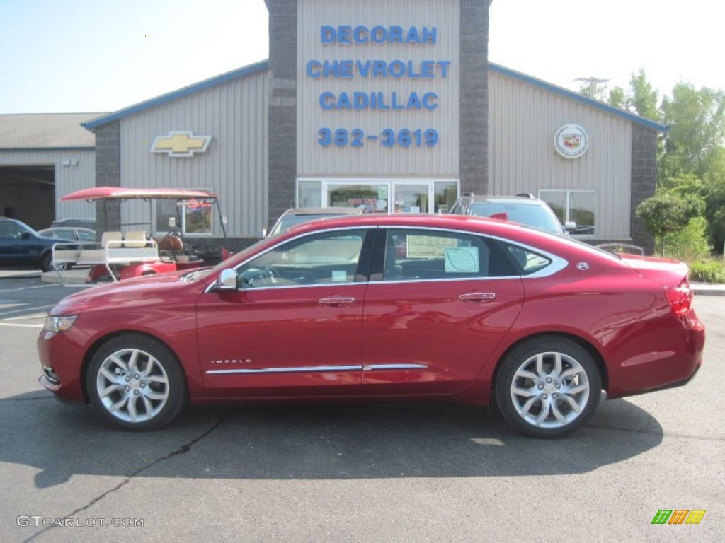 2014 Impala LTZ - Crystal Red Tintcoat / Jet Black/Dark Titanium photo #1