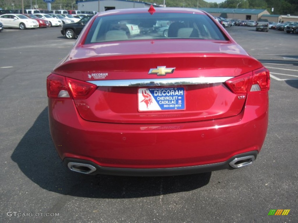 2014 Impala LTZ - Crystal Red Tintcoat / Jet Black/Dark Titanium photo #5