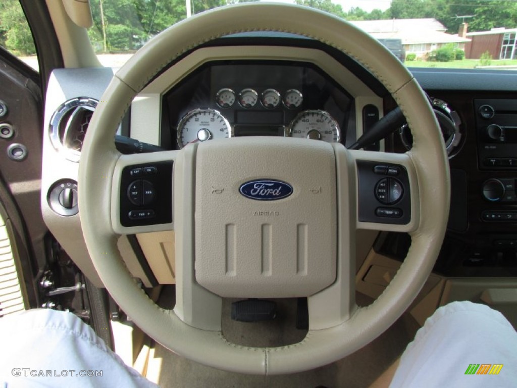 2008 F350 Super Duty XLT Crew Cab Dually - Dark Stone Metallic / Camel photo #20