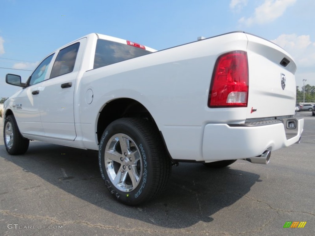 2014 1500 Express Crew Cab - Bright White / Black/Diesel Gray photo #2