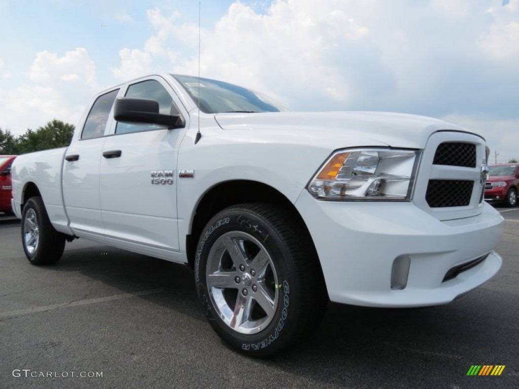 Bright White 2014 Ram 1500 Express Quad Cab Exterior Photo #85129028