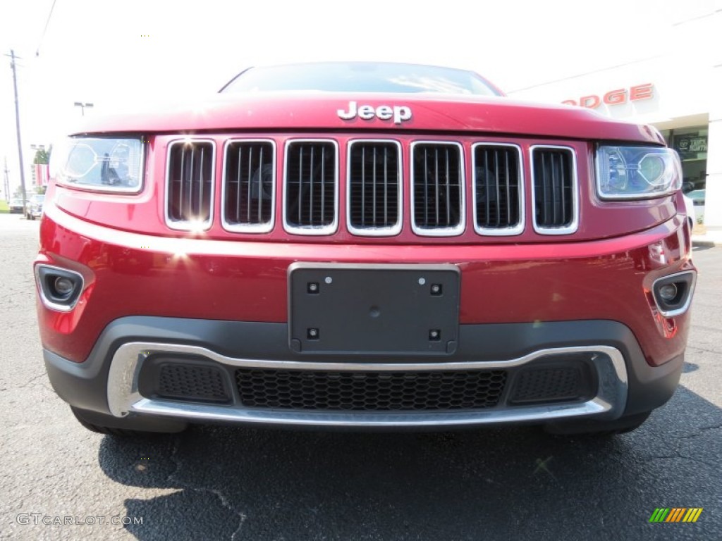 2014 Grand Cherokee Limited 4x4 - Deep Cherry Red Crystal Pearl / New Zealand Black/Light Frost photo #2