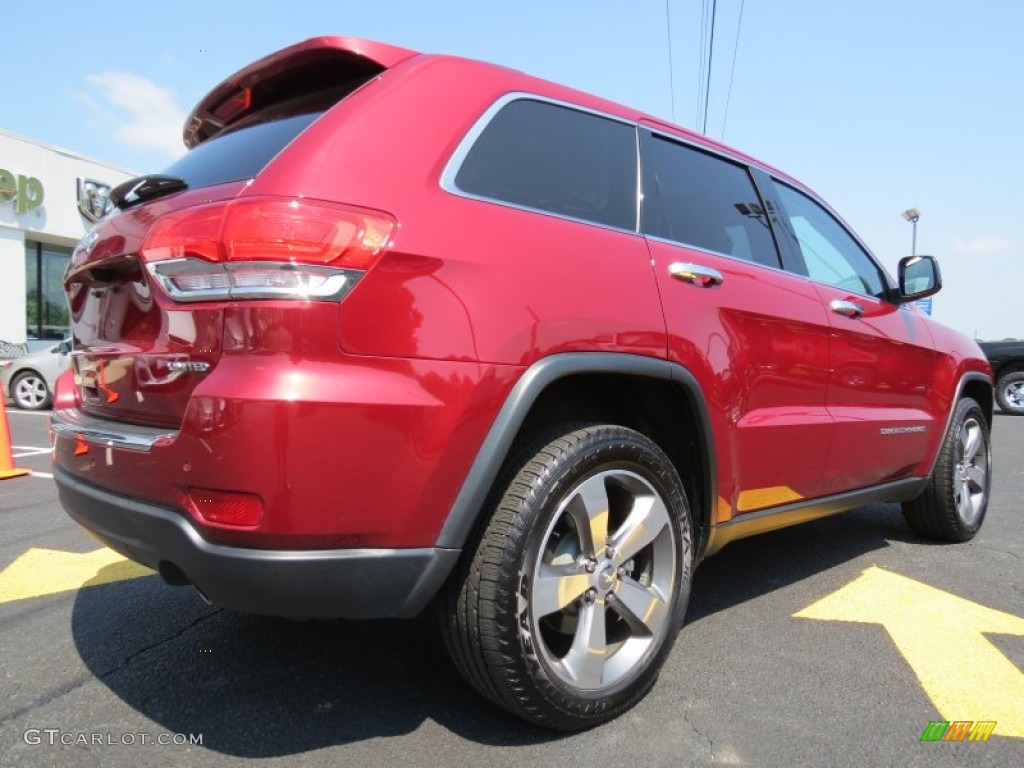 2014 Grand Cherokee Limited 4x4 - Deep Cherry Red Crystal Pearl / New Zealand Black/Light Frost photo #7