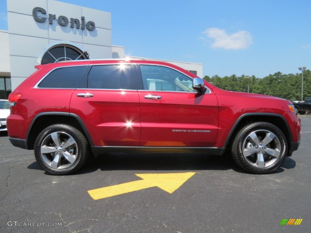 2014 Grand Cherokee Limited 4x4 - Deep Cherry Red Crystal Pearl / New Zealand Black/Light Frost photo #8