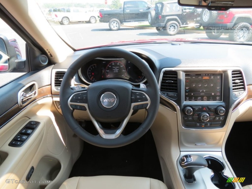 2014 Grand Cherokee Limited 4x4 - Deep Cherry Red Crystal Pearl / New Zealand Black/Light Frost photo #13