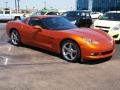 2007 Atomic Orange Metallic Chevrolet Corvette Coupe  photo #2