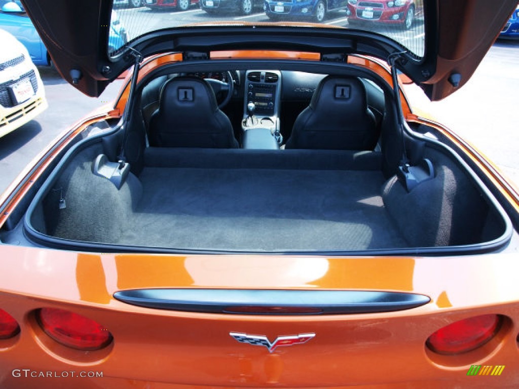 2007 Corvette Coupe - Atomic Orange Metallic / Ebony photo #5