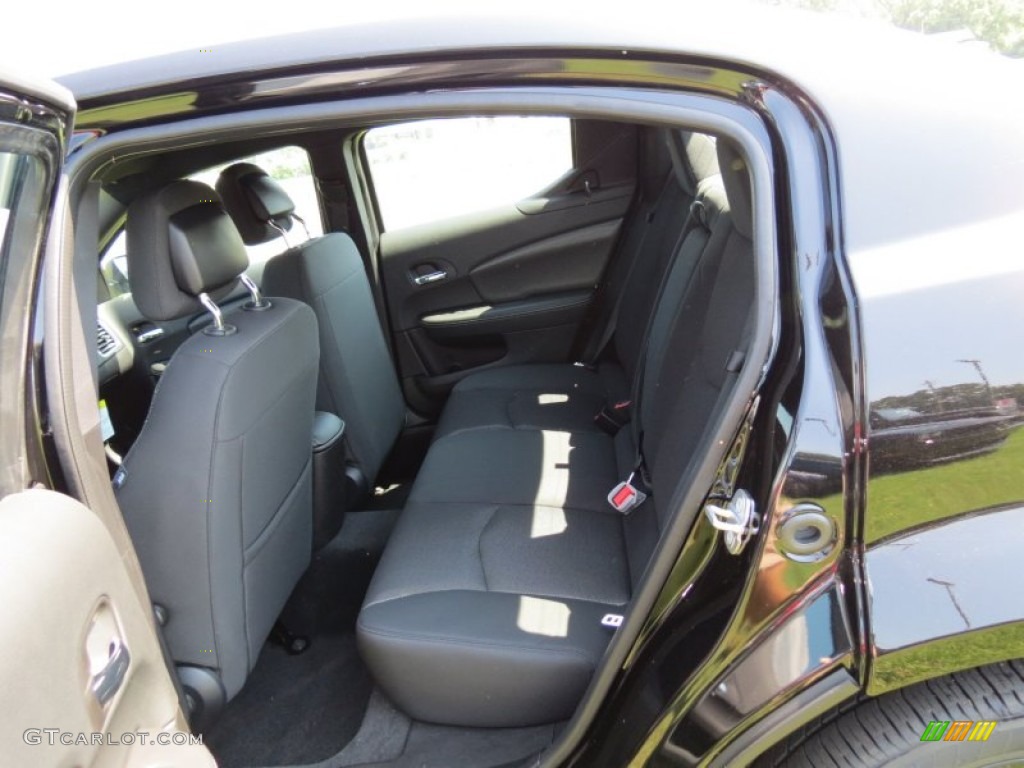 Black Interior 2014 Dodge Avenger SE Photo #85130124