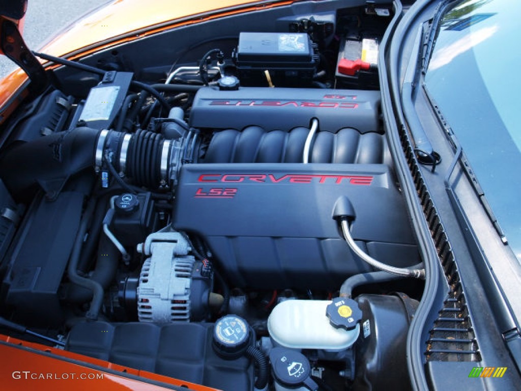2007 Corvette Coupe - Atomic Orange Metallic / Ebony photo #7