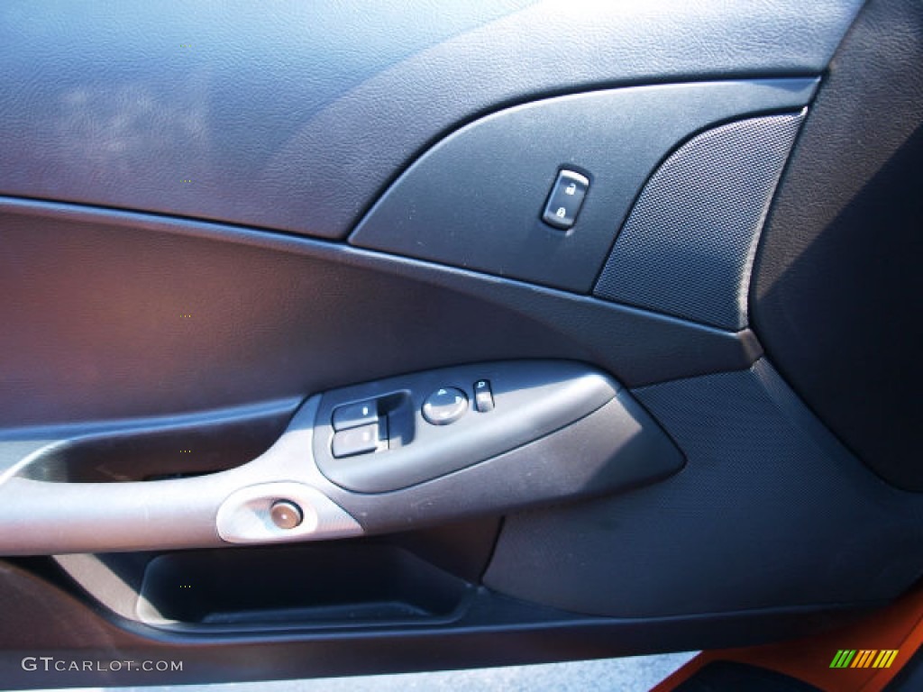 2007 Corvette Coupe - Atomic Orange Metallic / Ebony photo #15