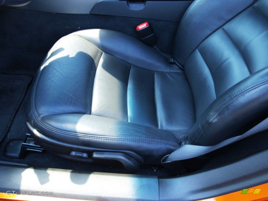 2007 Corvette Coupe - Atomic Orange Metallic / Ebony photo #16