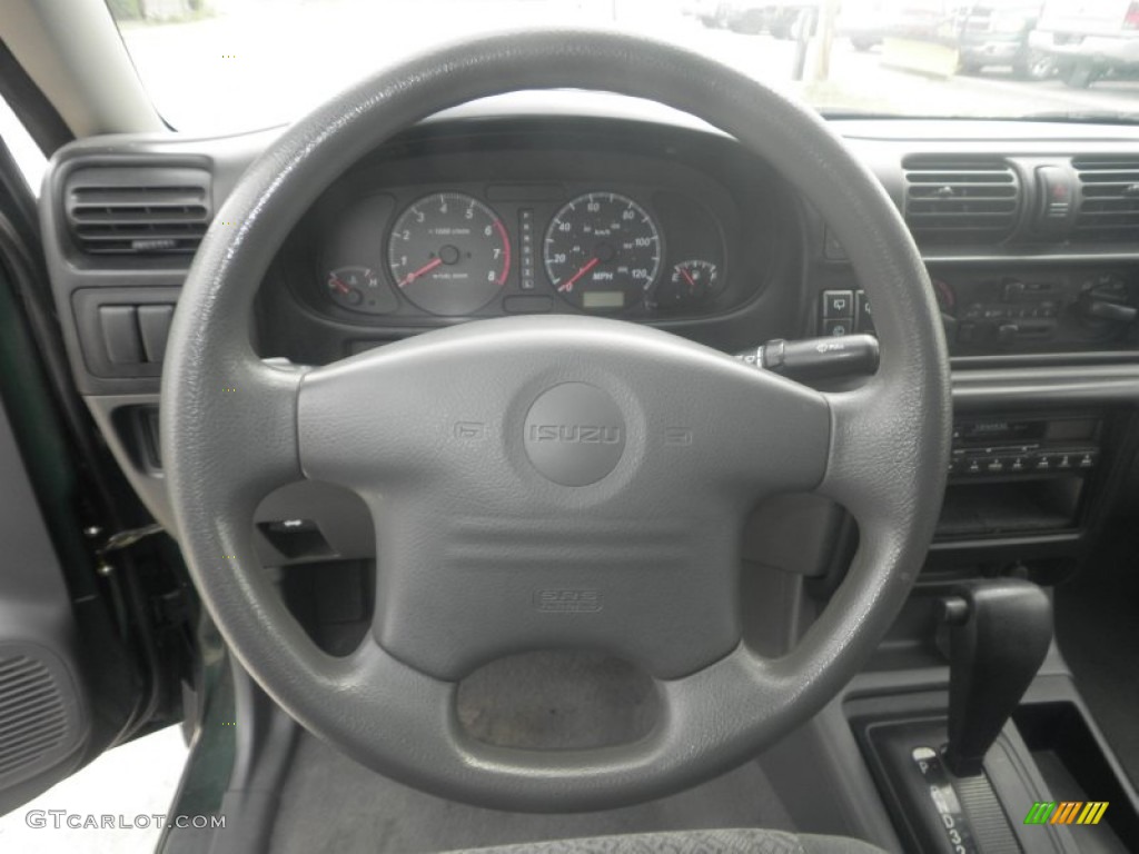 2002 Isuzu Rodeo S Gray Steering Wheel Photo #85131338