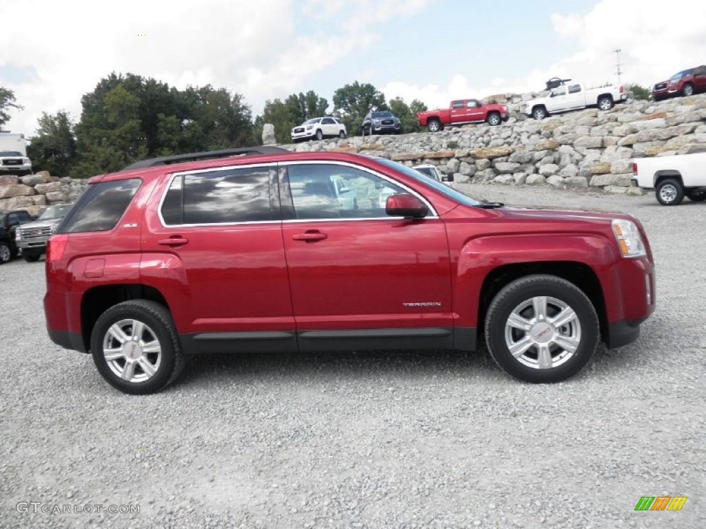 2014 Terrain SLE AWD - Crystal Red Tintcoat / Jet Black photo #1