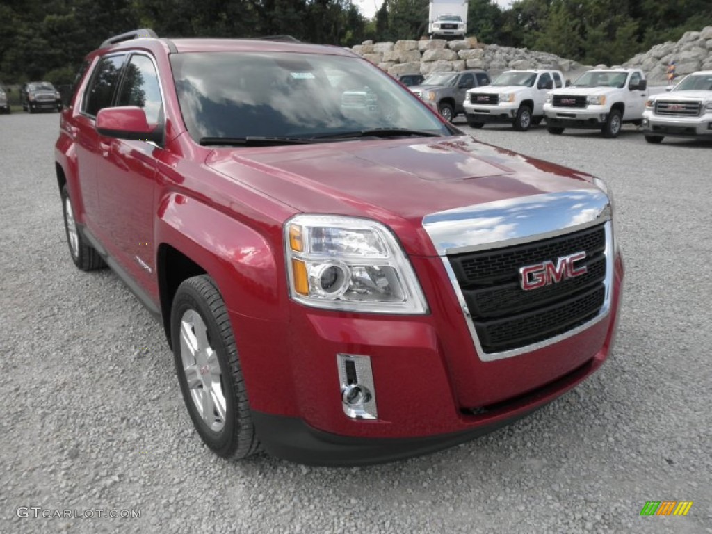 Crystal Red Tintcoat 2014 GMC Terrain SLE AWD Exterior Photo #85131464