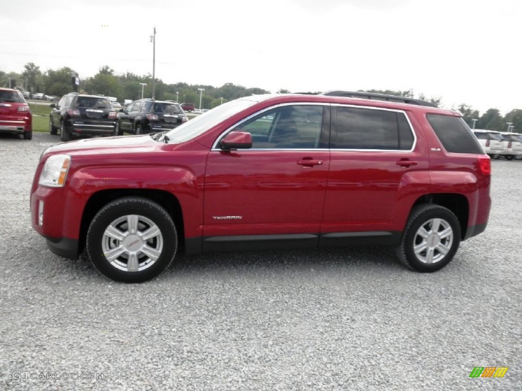Crystal Red Tintcoat 2014 GMC Terrain SLE AWD Exterior Photo #85131515