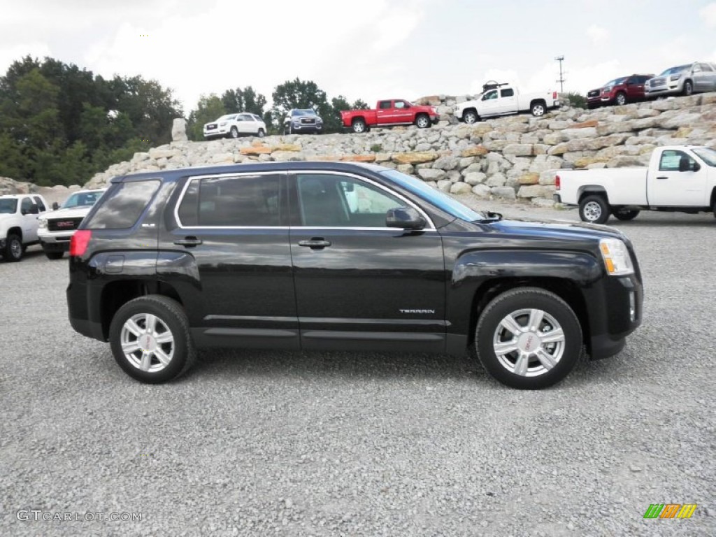 Carbon Black Metallic 2014 GMC Terrain SLE AWD Exterior Photo #85132099