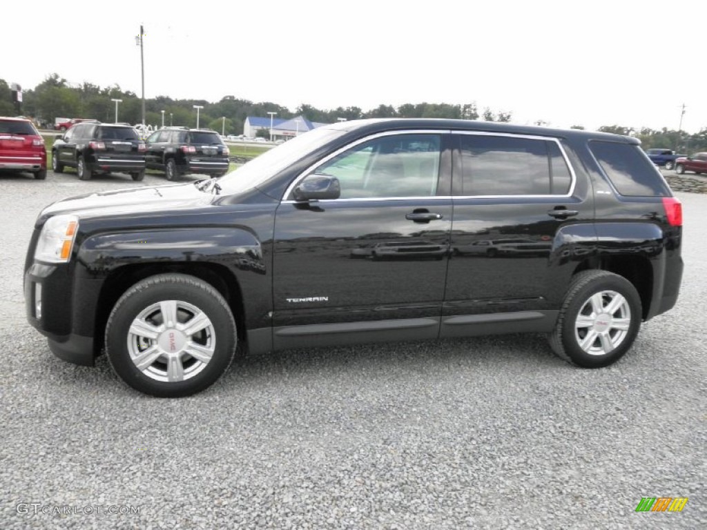Carbon Black Metallic 2014 GMC Terrain SLE AWD Exterior Photo #85132178