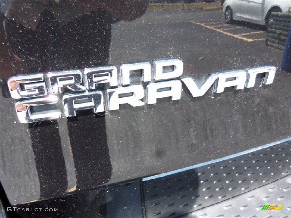 2013 Grand Caravan SXT - Brilliant Black Crystal Pearl / Black/Light Graystone photo #10
