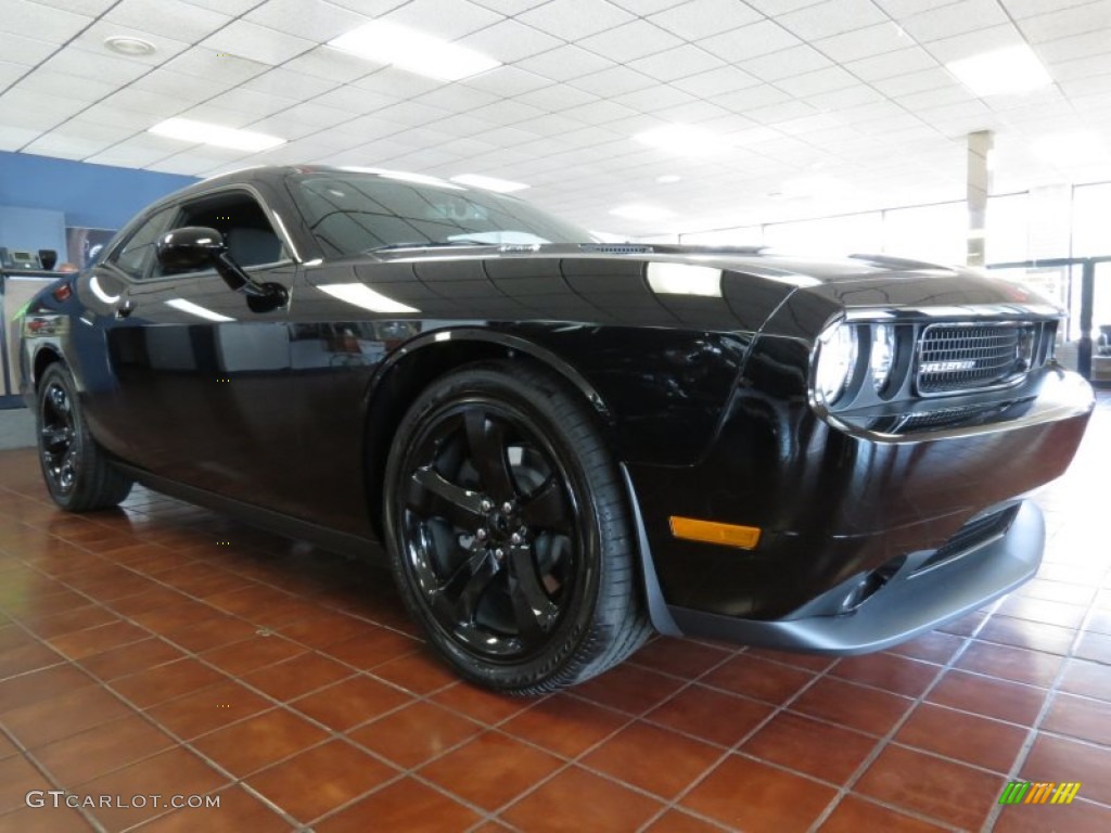 2014 Challenger R/T Blacktop - Black / Dark Slate Gray photo #1