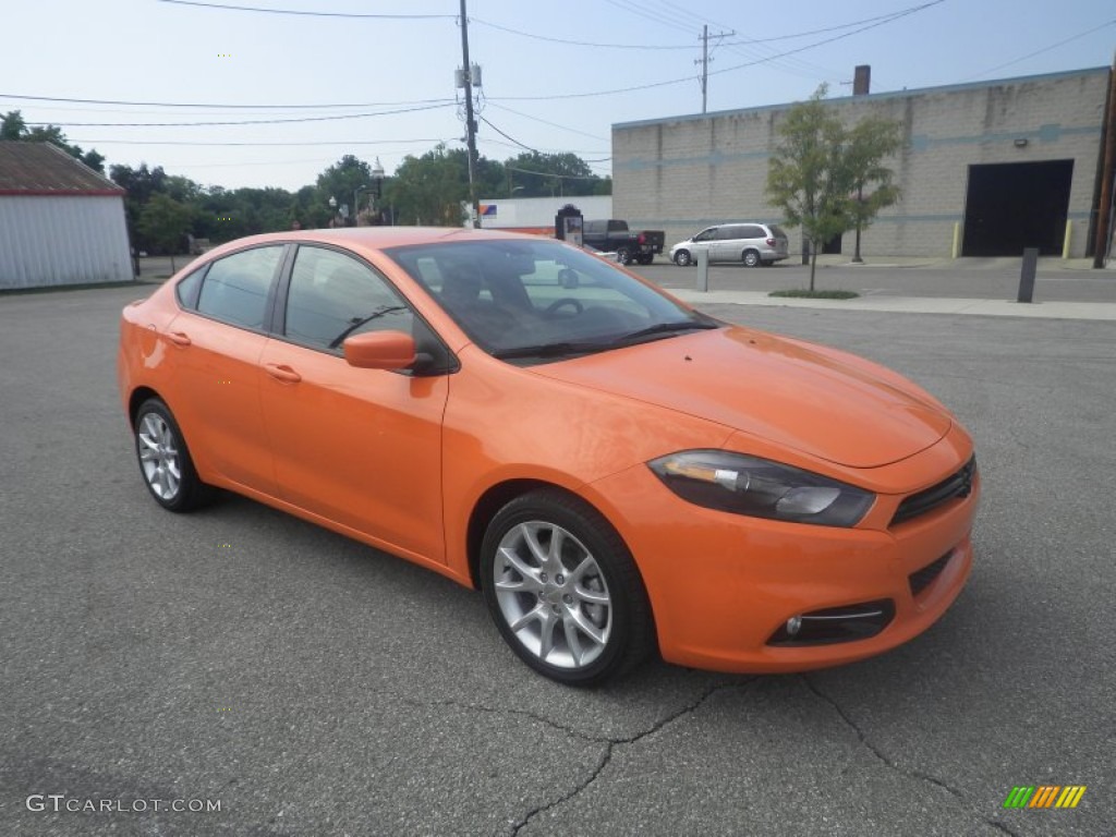 Header Orange Dodge Dart