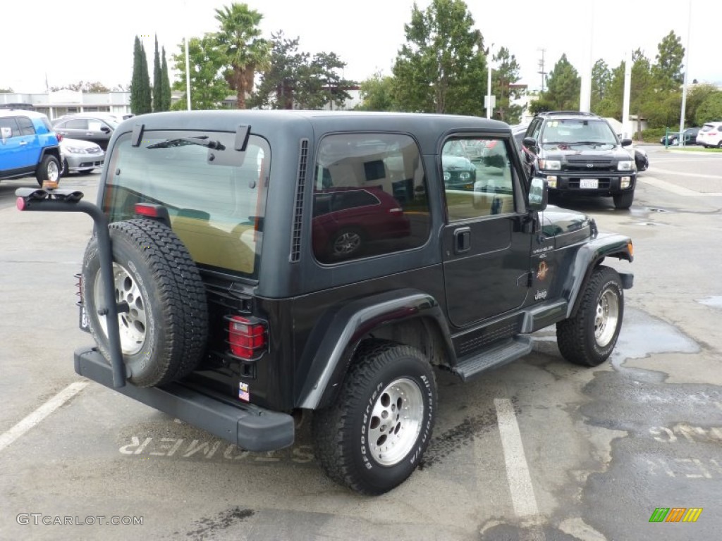 Black 1997 Jeep Wrangler Sahara 4x4 Exterior Photo #85133291