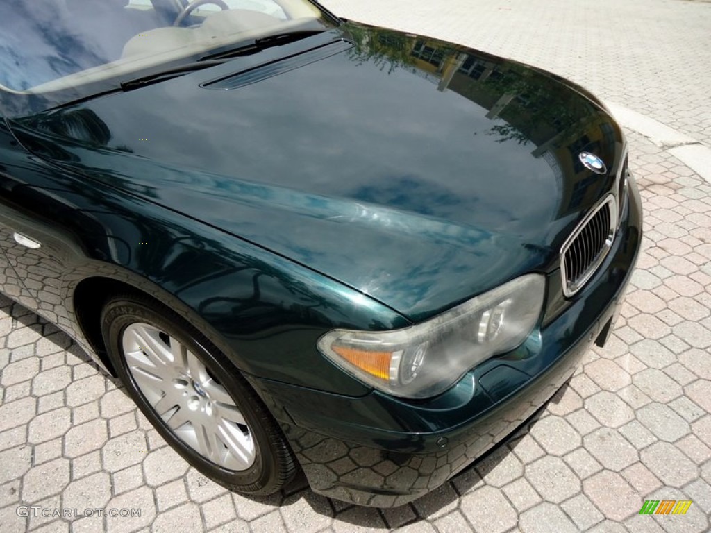 2002 7 Series 745i Sedan - Oxford Green Metallic / Beige III photo #20